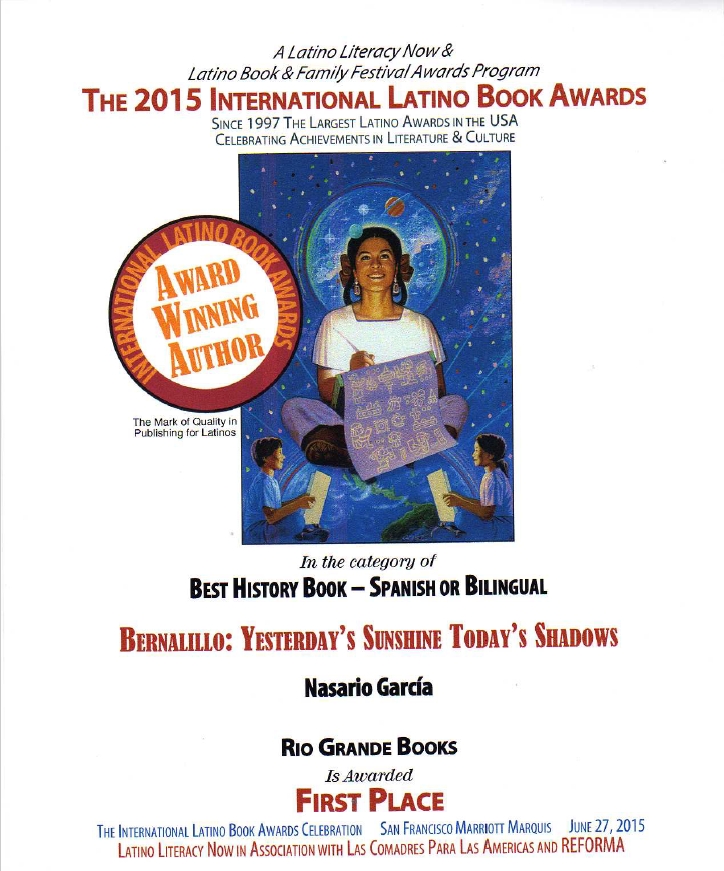Latino Book Award: Bernalillo